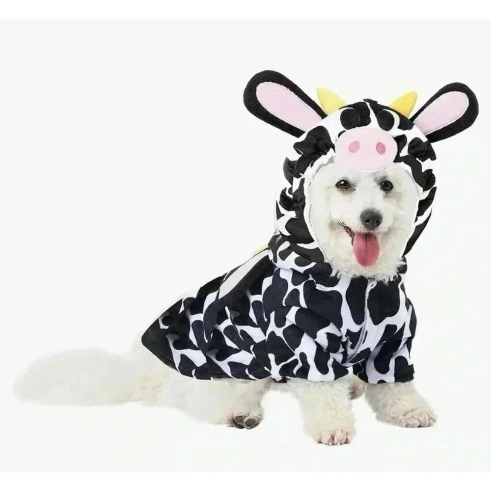 Spooktacular Creations Pet Cow Dog Halloween Costume‎ Size Medium